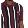 Fred Perry Strick-Poloshirt rot