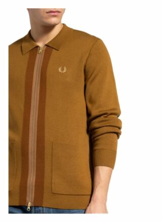 Fred Perry Strickjacke braun