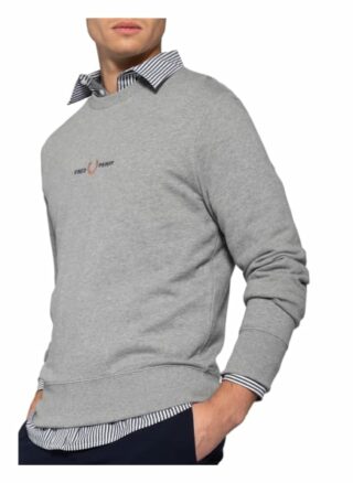 Fred Perry Sweatshirt grau