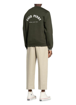 Fred Perry Sweatshirt gruen