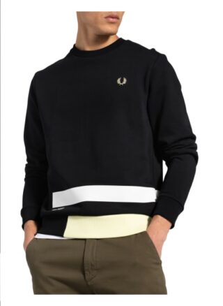 Fred Perry Sweatshirt schwarz