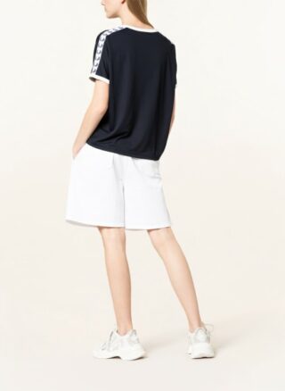 Fred Perry T-Shirt Mit Galonstreifen blau
