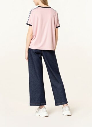 Fred Perry T-Shirt Mit Galonstreifen rosa
