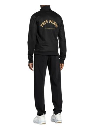 Fred Perry Trainingsjacke schwarz