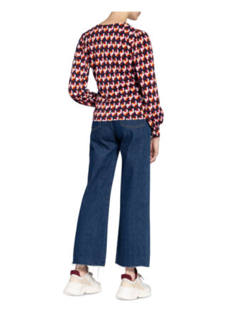 Freequent Blusenshirt Fqmust In Wickeloptik orange