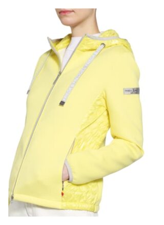 Frieda&Freddies Sweatjacke Mit Steppeinsatz gelb