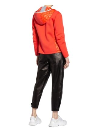Frieda&Freddies Sweatjacke Mit Steppeinsatz orange