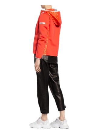 Frieda&Freddies Sweatjacke Mit Steppeinsatz orange