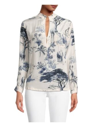 Frogbox Bluse blau