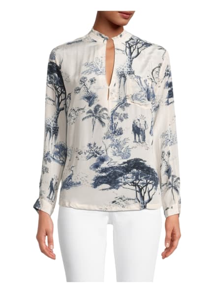 Frogbox Bluse blau Frogbox Bluse blau