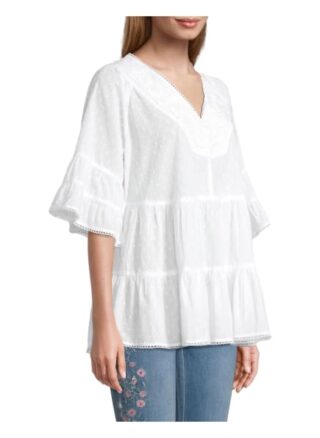 Frogbox Bluse weiss