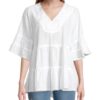 Frogbox Bluse weiss