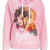 Frogbox Hoodie Mit Schmucksteinbesatz rosa