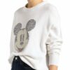 Frogbox Pullover Mit Schmucksteinbesatz weiss