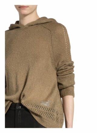 Frogbox Strick-Hoodie Mit Mohair gruen