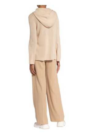Ftc Cashmere Cashmere-Hoodie Mit Glitzergarn beige