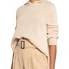 Ftc Cashmere Cashmere-Hoodie Mit Glitzergarn beige