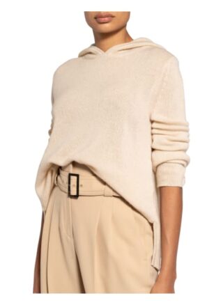 Ftc Cashmere Cashmere-Hoodie Mit Glitzergarn beige