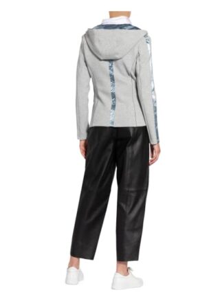 Fuchs Schmitt Sweatjacke Mit Galonstreifen grau