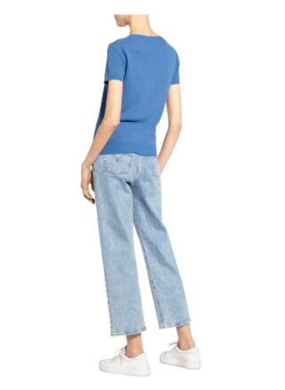 Funktion Schnitt, Strickshirt Mako blau