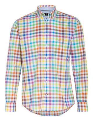 Fynch-Hatton Hemd Casual Fit orange