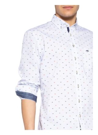 Fynch-Hatton Hemd Regular Fit blau