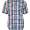 FYNCH-HATTON Kurzarm-Hemd Herren, Blau