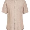 Fynch-Hatton Kurzarm-Hemd Slim Fit Aus Leinen beige