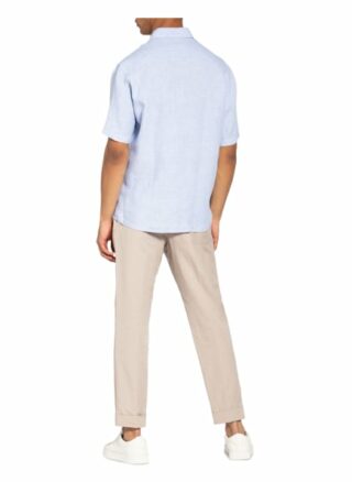 FYNCH-HATTON Kurzarm-Hemd Herren, Blau