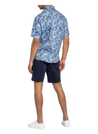 FYNCH-HATTON Kurzarm-Hemd Herren, Blau