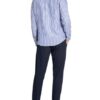 Fynch-Hatton Leinenhemd Casual Fit Mit Stehkragen blau