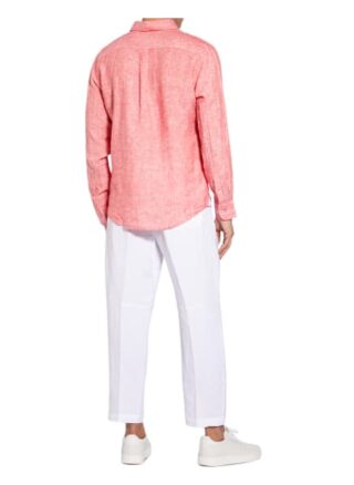 Fynch-Hatton Leinenhemd Casual Fit rot