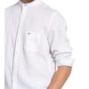 Fynch-Hatton Leinenhemd Mit Stehkragen Comfort Fit weiss
