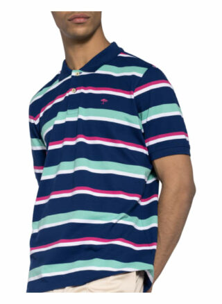 Fynch-Hatton Piqué-Poloshirt blau