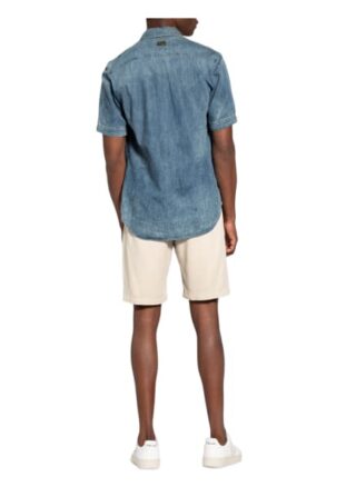 G-Star Raw Kurzarm-Hemd Herren, Blau