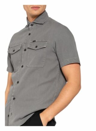 G-Star Raw Marine Service Kurzarm-Hemd Herren, Grau