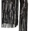 Galvan London Blazer Stardust Mit Paillettenbesatz schwarz