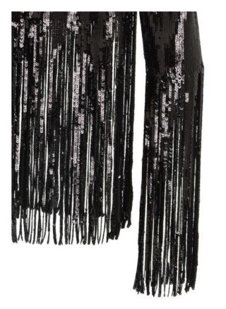 Galvan London Blazer Stardust Mit Paillettenbesatz schwarz