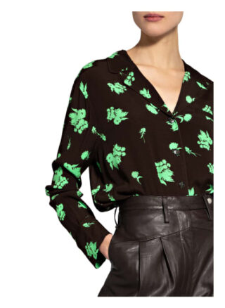 Ganni Bluse Damen, Schwarz