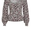 Ganni Bluse schwarz