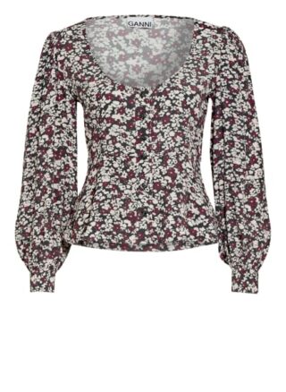 Ganni Bluse schwarz