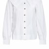 Ganni Bluse weiss