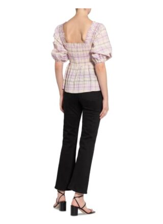 Ganni Blusenshirt Mit 3/4-Arm rosa