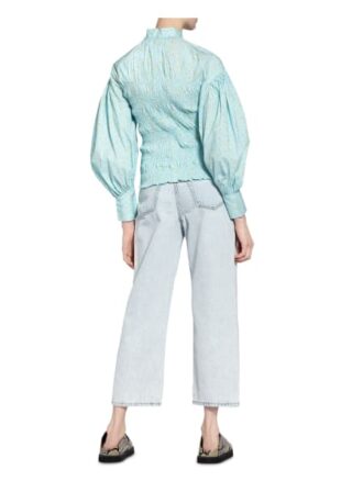 Ganni Blusenshirt blau