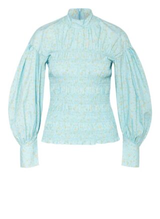Ganni Blusenshirt blau