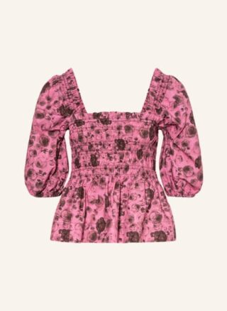 Ganni Blusenshirt pink