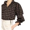 Ganni Blusenshirt schwarz