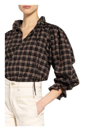 Ganni Blusenshirt schwarz