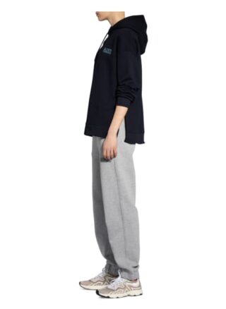 Ganni Oversized-Hoodie blau