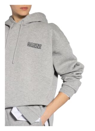 Ganni Oversized-Hoodie grau